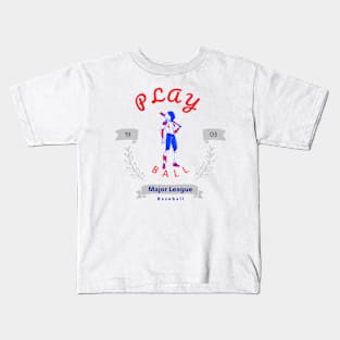 art workt-shirt for Major League Baseball Kids T-Shirt